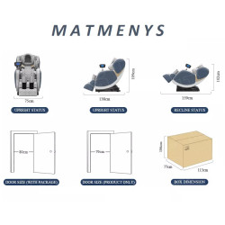 Masažinė kėdė viso kūno masažui