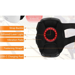 Infraraudonųjų spindulių šilumos kelio masažuoklis