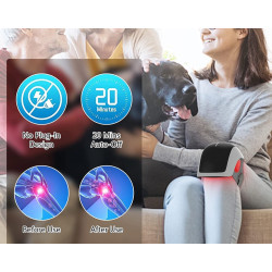 Infraraudonųjų spindulių šilumos kelio masažuoklis