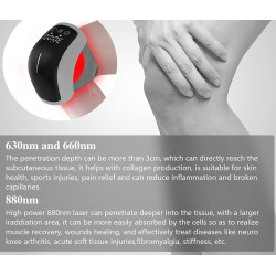 Infraraudonųjų spindulių šilumos kelio masažuoklis