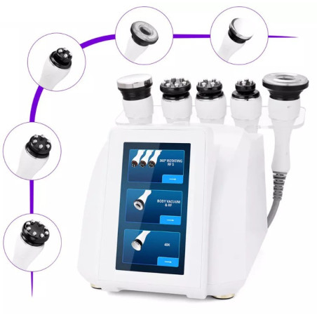 Ultragarso kavitacijos vakuuminis RF lieknėjimo grožio aparatas 5 in 1