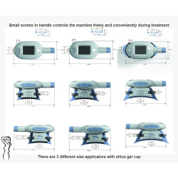 Krioterapijos kriolipolizės aparatas