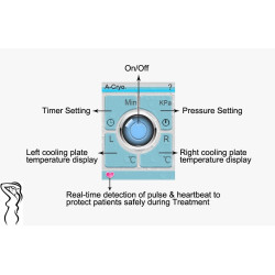 Krioterapijos kriolipolizės aparatas
