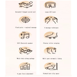 Masažinė kėdė viso kūno masažui