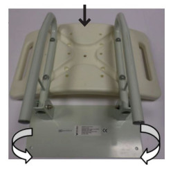 Dušo kėdė be atramos nugarai