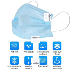 Medicininės veido kaukės .