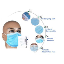 Medicininės veido kaukės .