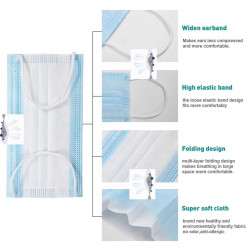 Medicininės veido kaukės .