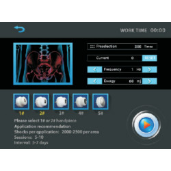 Smūgio bangos terapijos aparatas