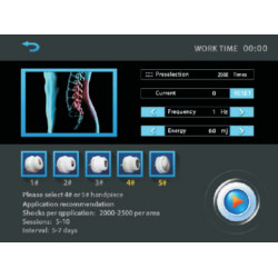Smūgio bangos terapijos aparatas