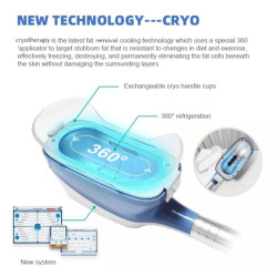 Krioterapijos kriolipolizės RF Lipo Lazerio aparatas