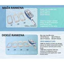 Krioterapijos kriolipolizės RF Lipo Lazerio aparatas
