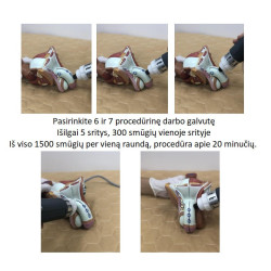 Smūginės, vibracinės bangos terapijos aparatas