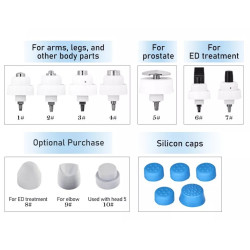 Smūginės, vibracinės bangos terapijos aparatas