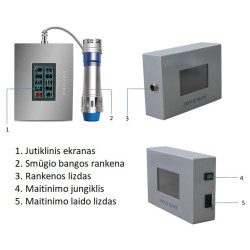 Smūginės, vibracinės bangos terapijos aparatas