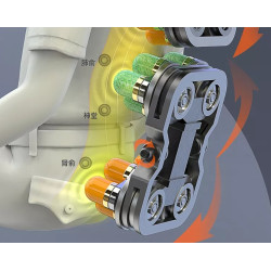 Masažinė kėdė viso kūno masažui 3D