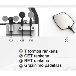 Smūginės, vibracinės, ultragarso bangos terapijos aparatas
