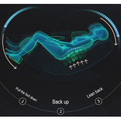 Masažinis fotelis Luxury 4D Zero Gravity