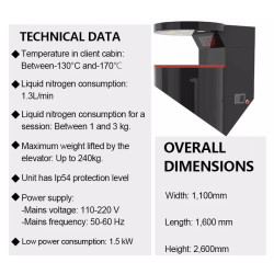 Krioterapijos kabina - 170