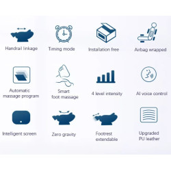 Masažinė kėdė viso kūno masažui