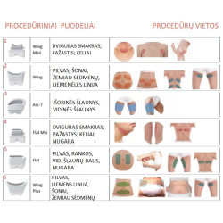 Krioterapijos kriolipolizės 360 aparatas