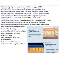 Raukšlių šalinimo ir odos atjauninimo Ultragarso RF aparatas