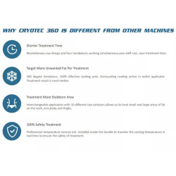 Krioterapijos kriolipolizės 4in1 kūno lieknėjimo aparatas