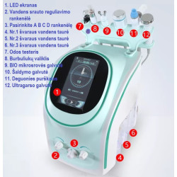 Odos analizatorius HydraFacial 6 funkcijų grožio įranga
