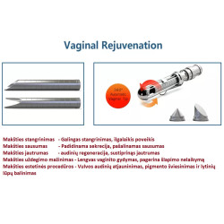 Frakcinis RF lazerinis veido atnaujinimui makšties stangrinimo aparatas