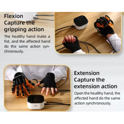 Rankų pirštų pratimų terapijos robotizuota reabilitacinė įranga C10