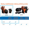 Rankų pirštų pratimų terapijos robotizuota reabilitacinė įranga C10