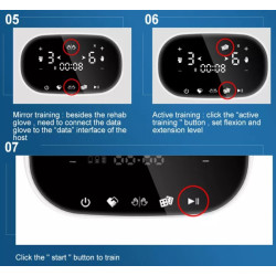 Rankų pirštų pratimų terapijos robotizuota reabilitacinė įranga  C11