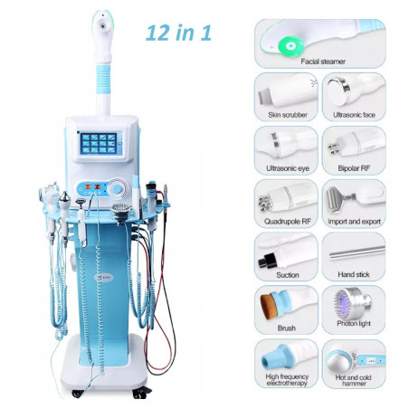 Odą stangrinantis ultragarsinis RF veido daugiafunkcis aparatas 12-1