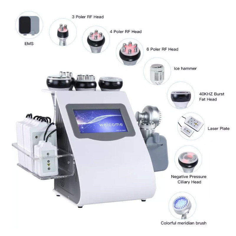 Vakuuminės kavitacijos RF lipolaserio kavitacijos lieknėjimo aparatas