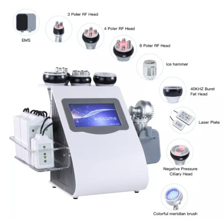 Vakuuminės kavitacijos RF lipolaserio kavitacijos lieknėjimo aparatas