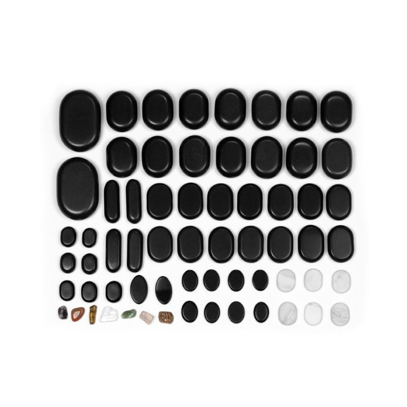 Akmenų šildymo puodas 17 akmenys 64 komplektas