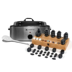 Akmenų šildymo puodas 17 akmenys 64 komplektas