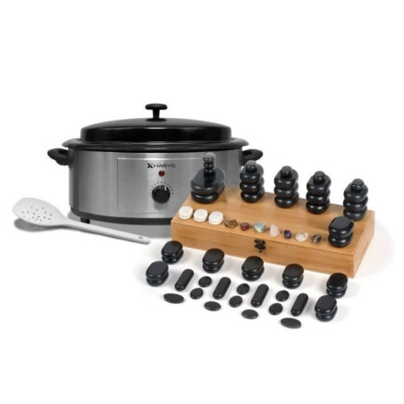 Akmenų šildymo puodas 6 akmenys 64 komplektas