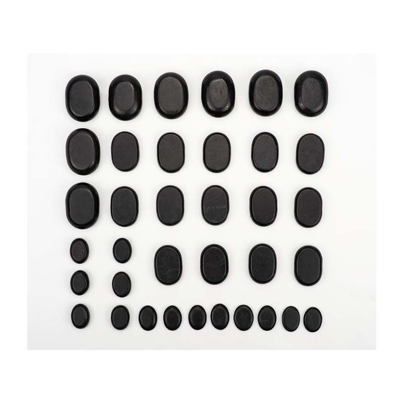 Akmenų šildymo puodas 6 akmenys 36 komplektas