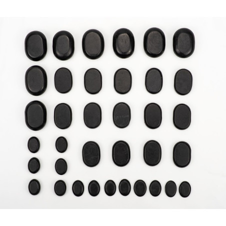 Akmenų šildymo puodas 6 akmenys 36 komplektas