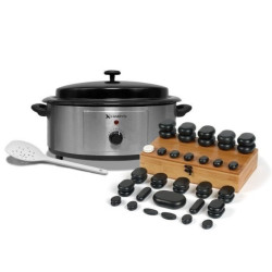 Akmenų šildymo puodas 6 akmenys 36 komplektas