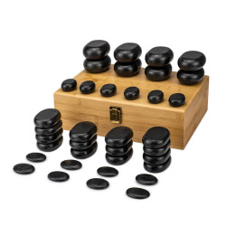 Akmenų šildymo puodas 6 akmenys 36 komplektas