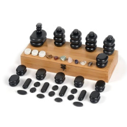 Masažo akmenų rinkinys 64