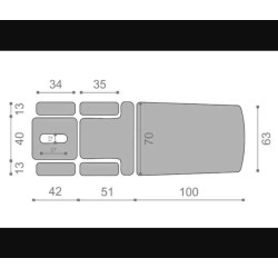 Profesionalus Masažo Stalas Evero X7 Integra