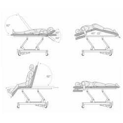Profesionalus masažo stalas Evero X7 Ergo