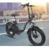 Galingas Sulankstomas Elektrinis Dviratis 1000 W 48 V 18 Ah
