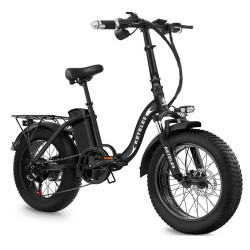 Galingas Sulankstomas Elektrinis Dviratis 1000 W 48 V 18 Ah