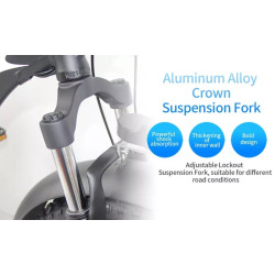 Galingas Sulankstomas Elektrinis Dviratis 1000 W 48 V 18 Ah