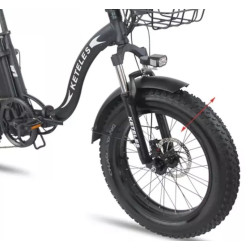 Galingas Sulankstomas Elektrinis Dviratis 1000 W 48 V 18 Ah