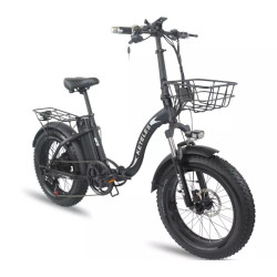 Galingas Sulankstomas Elektrinis Dviratis 1000 W 48 V 18 Ah